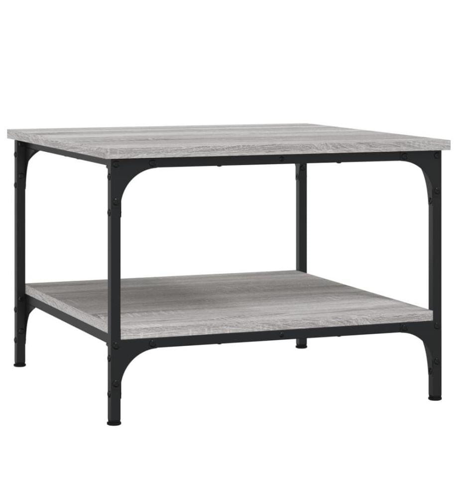 Couchtisch Grau Sonoma 55x55x40 cm Holzwerkstoff