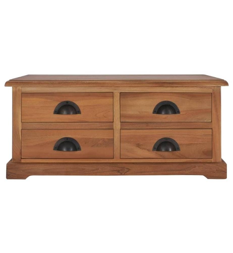 Table basse 68x68x30 cm Bois de teck solide