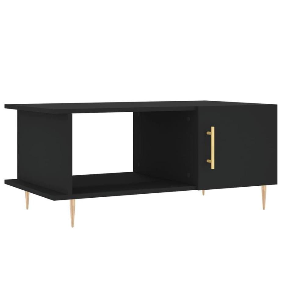 Couchtisch Schwarz 90x50x40 cm Holzwerkstoff