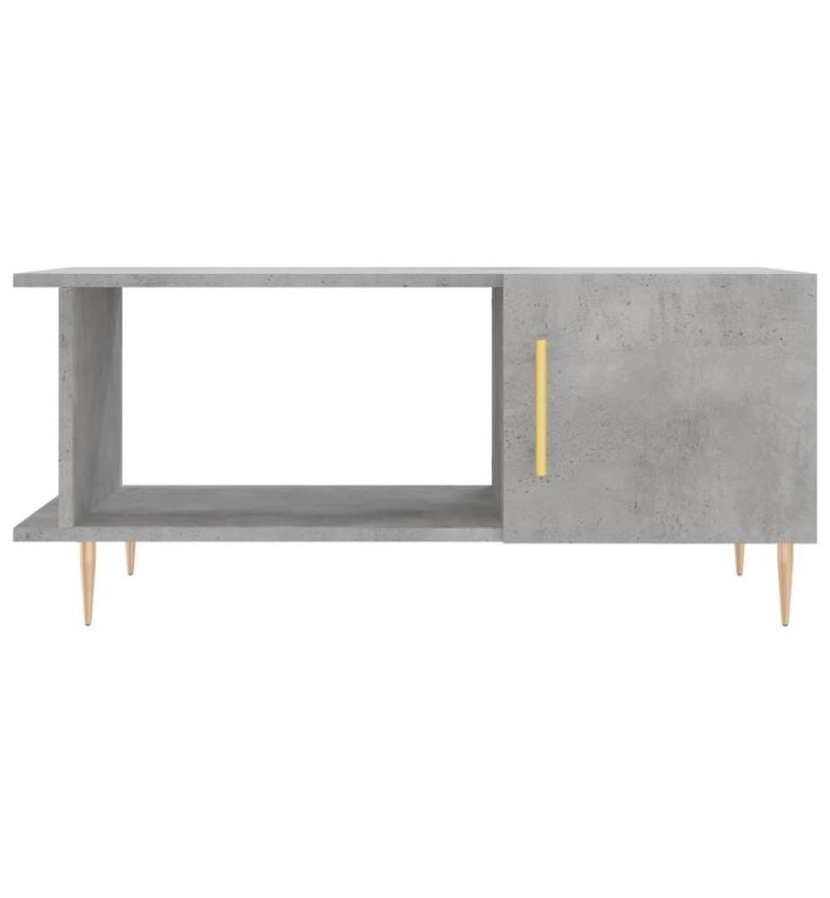Couchtisch Betongrau 90x50x40 cm Holzwerkstoff