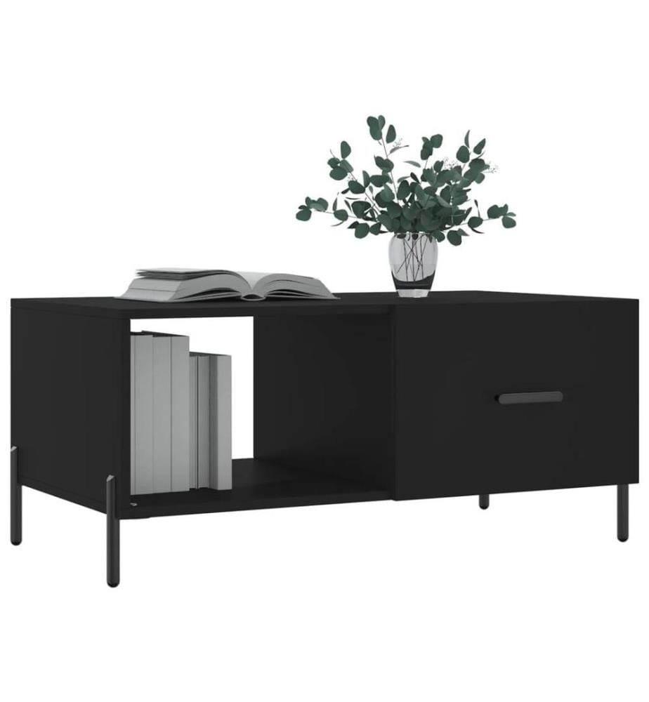 Couchtisch Schwarz 90x50x40 cm Holzwerkstoff