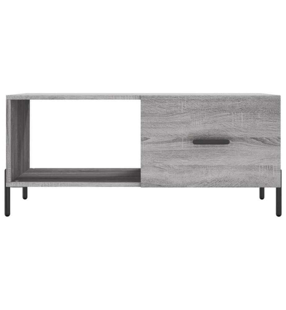 Couchtisch Grau Sonoma 90x50x40 cm Holzwerkstoff