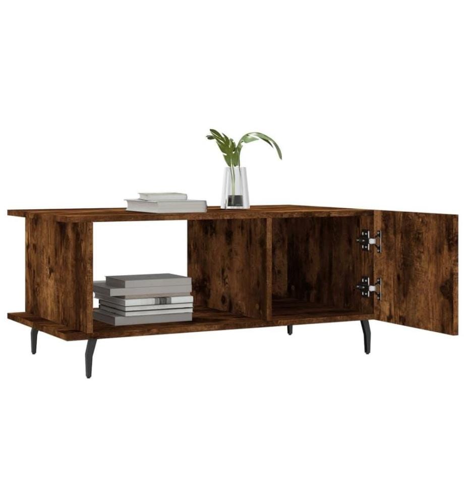 Couchtisch Räuchereiche 90x50x40 cm Holzwerkstoff