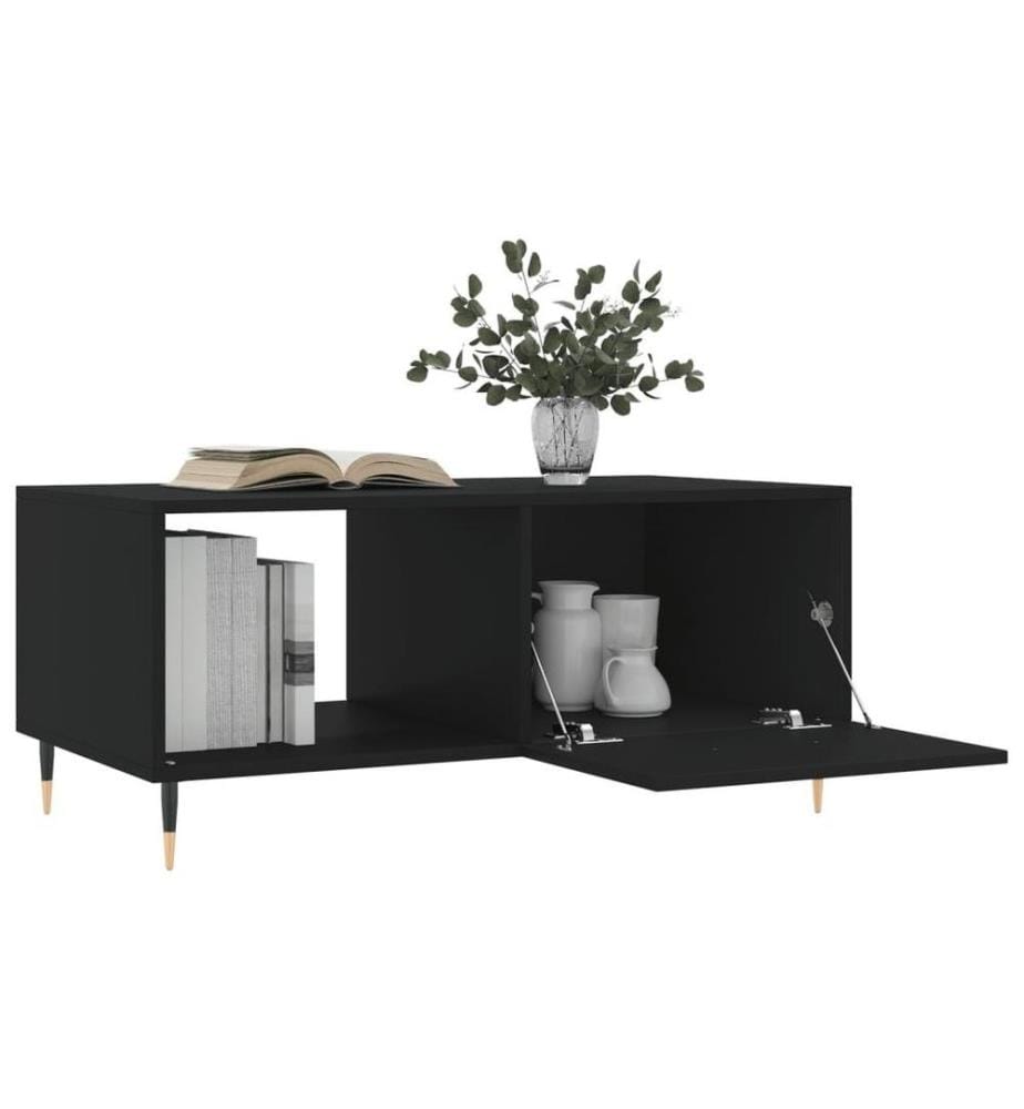 Couchtisch Schwarz 90x50x40 cm Holzwerkstoff