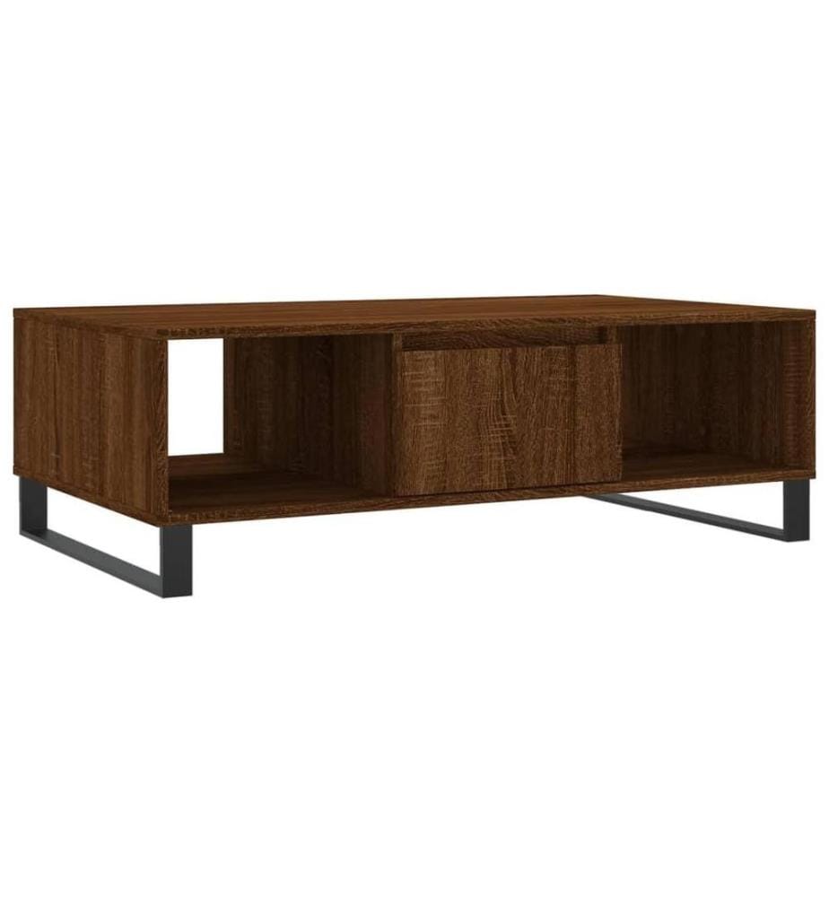 Couchtisch Braun Eichen-Optik 104x60x35 cm Holzwerkstoff