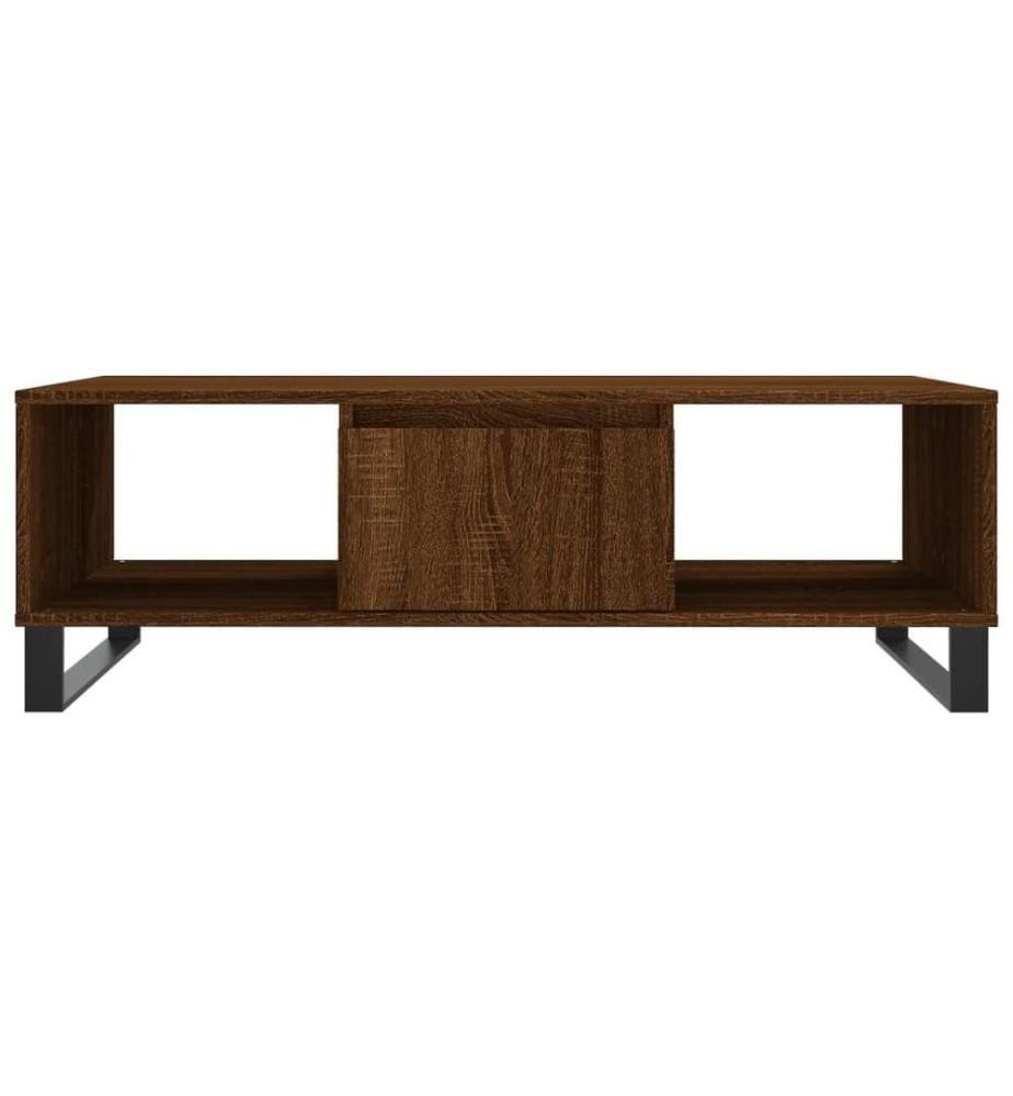 Couchtisch Braun Eichen-Optik 104x60x35 cm Holzwerkstoff