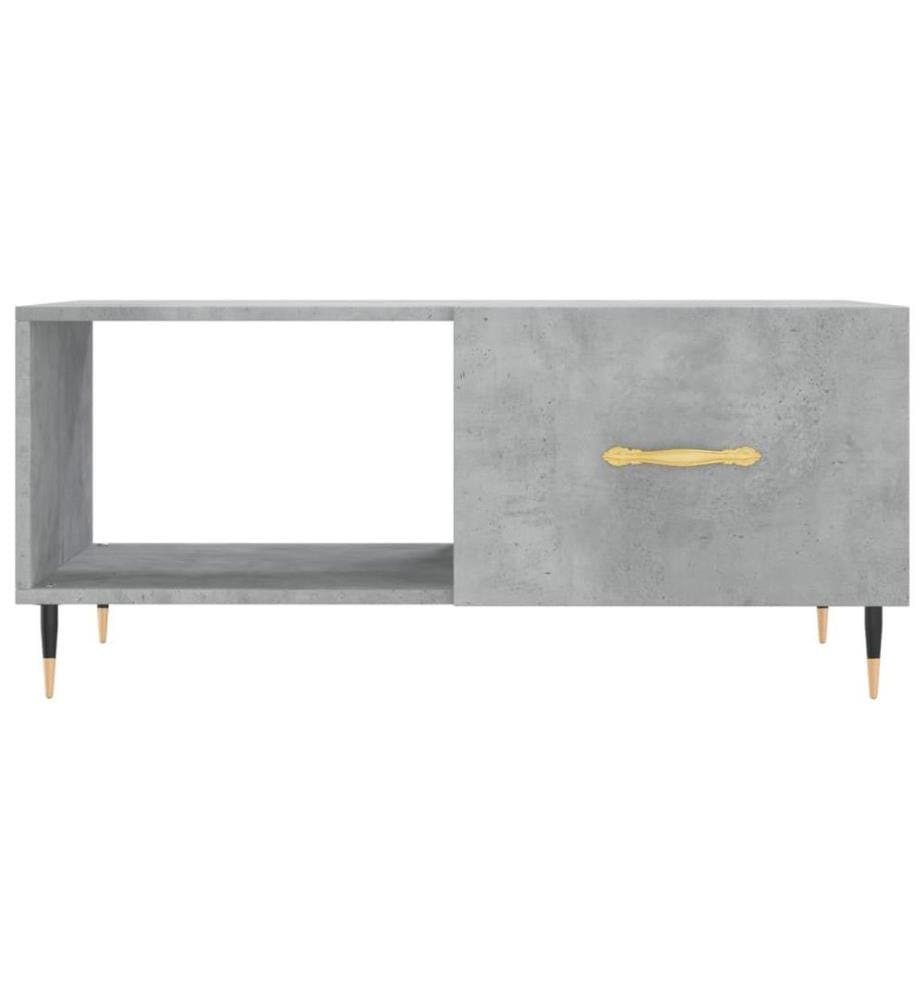 Couchtisch Betongrau 90x50x40 cm Holzwerkstoff