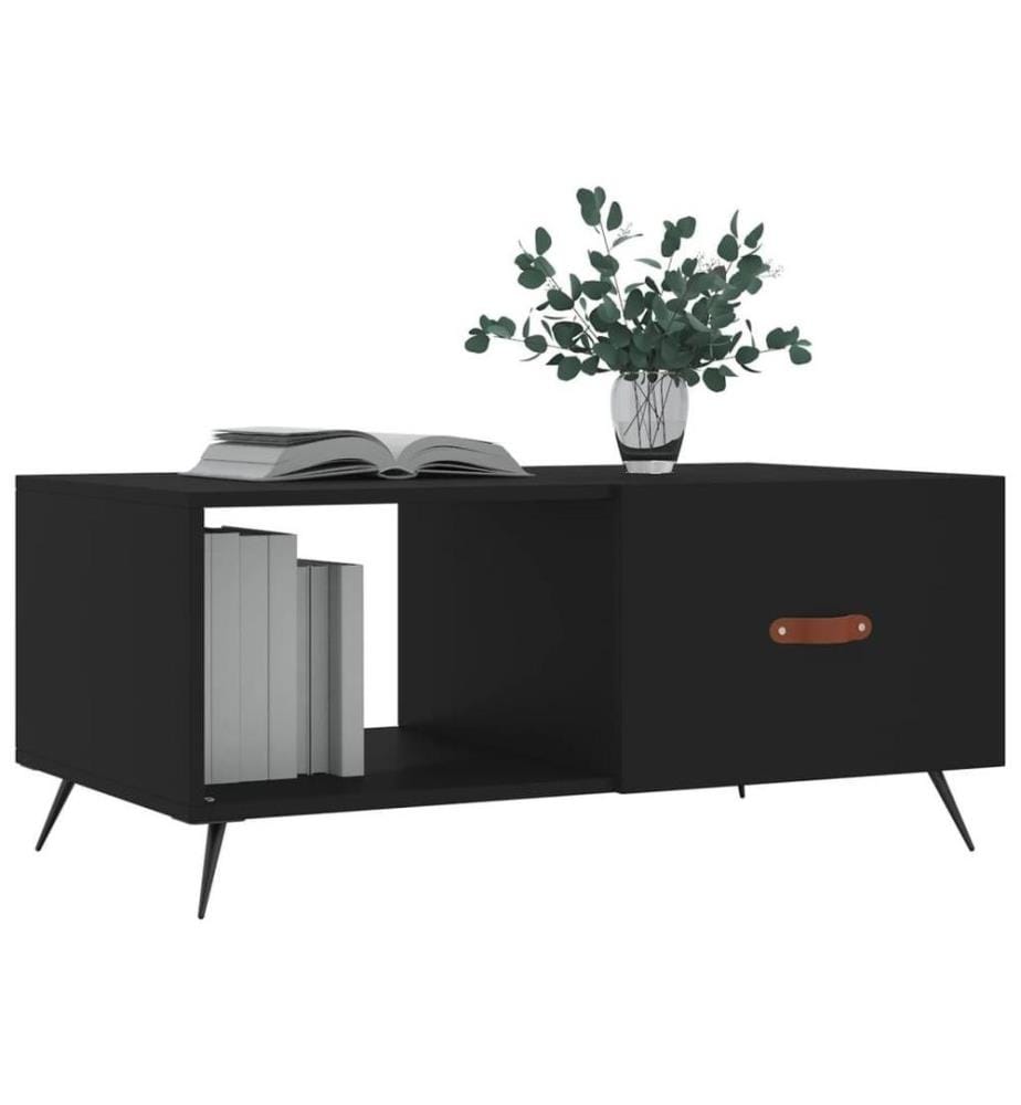 Couchtisch Schwarz 90x50x40 cm Holzwerkstoff