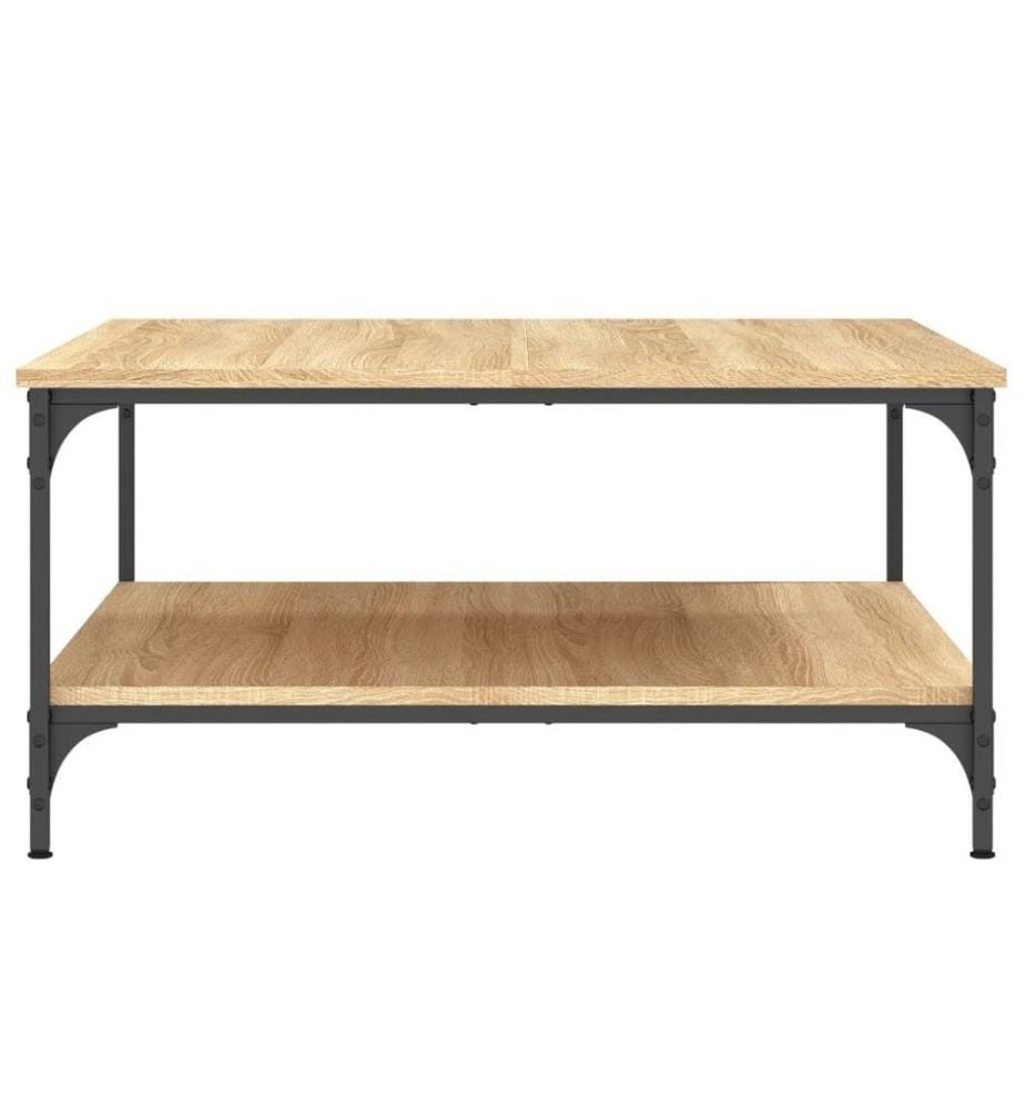 Couchtisch Sonoma-Eiche 80x80x40 cm Holzwerkstoff