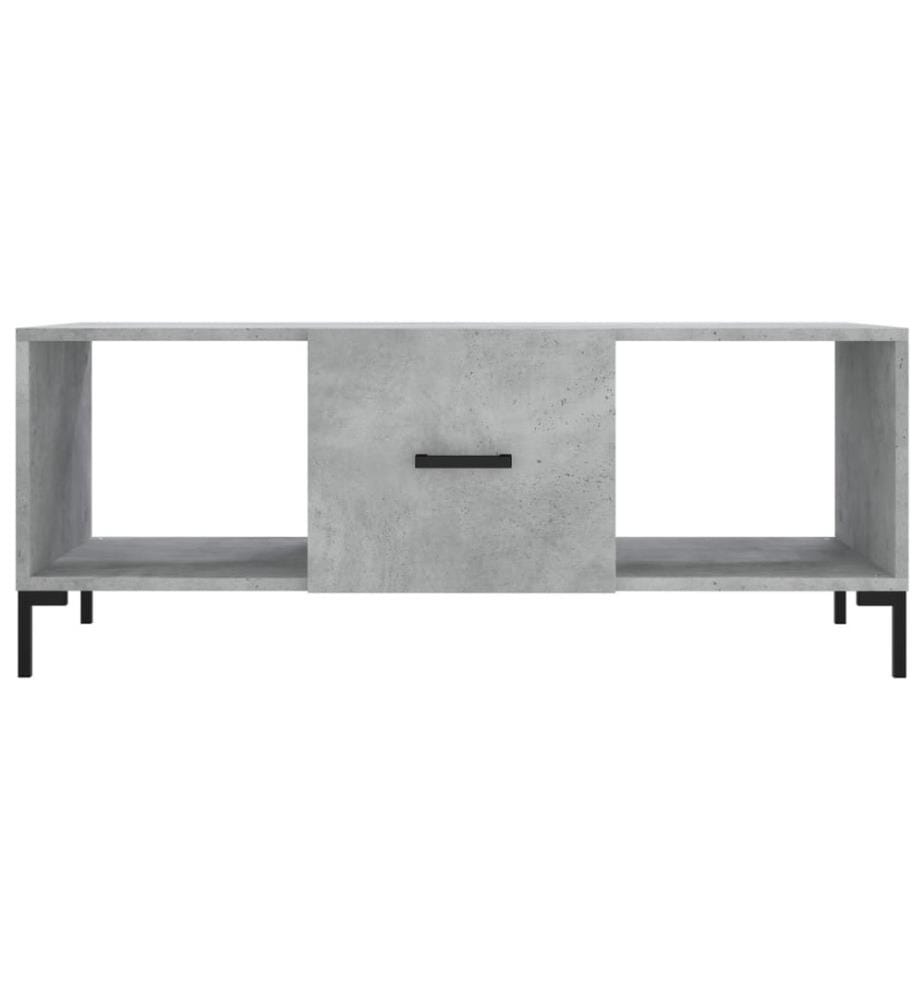 Couchtisch Betongrau 102x50x40 cm Holzwerkstoff
