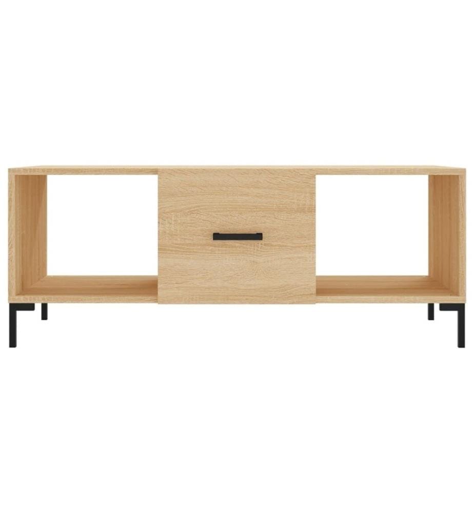 Table basse chêne sonoma 102x50x40 cm bois d'ingénierie