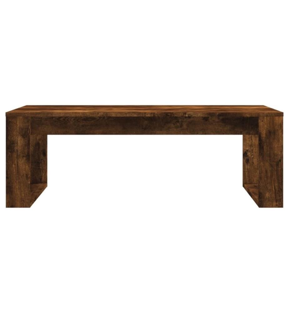 Couchtisch Räuchereiche 102x50x35 cm Holzwerkstoff