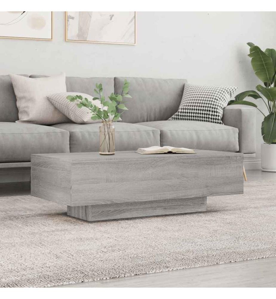 Couchtisch Grau Sonoma 100x49,5x31 cm Holzwerkstoff