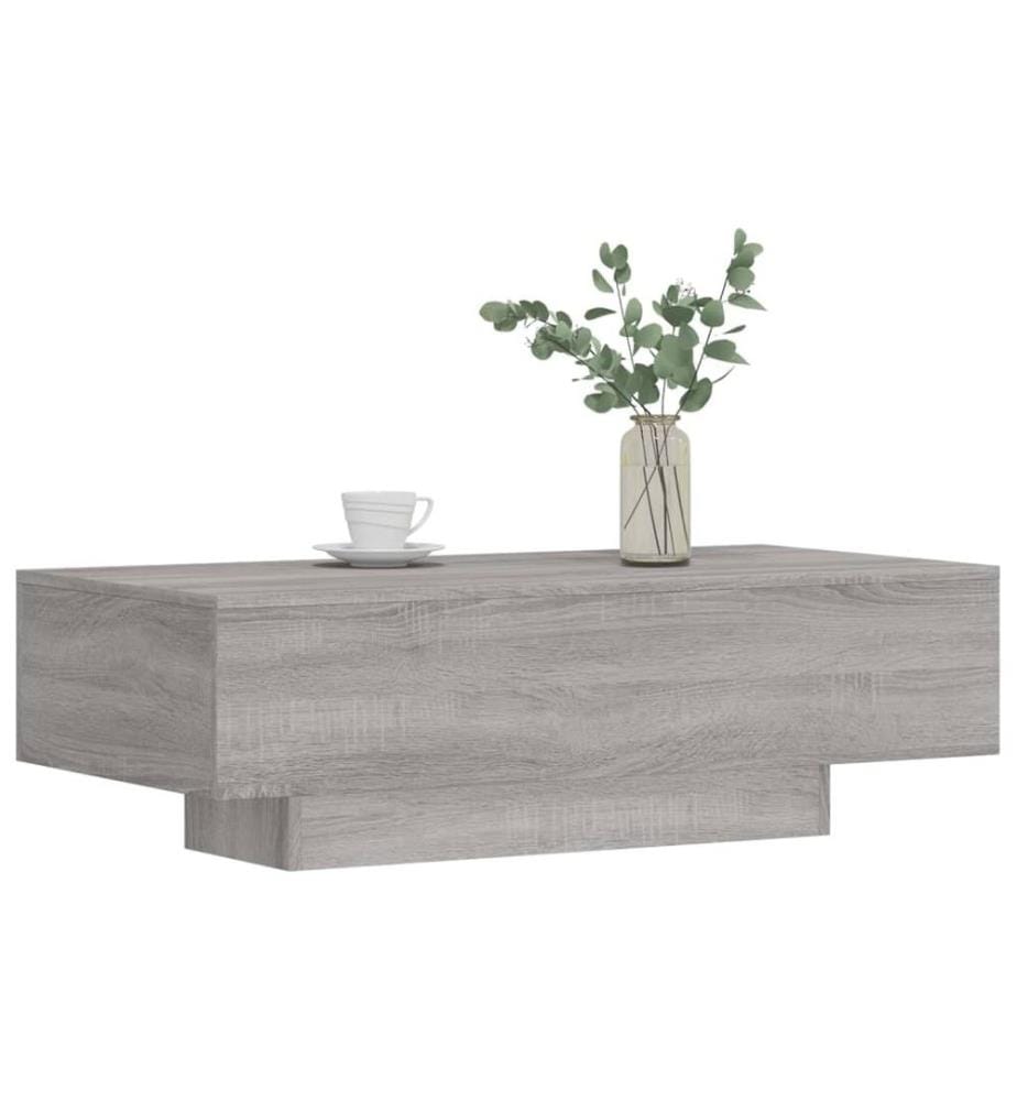 Couchtisch Grau Sonoma 100x49,5x31 cm Holzwerkstoff