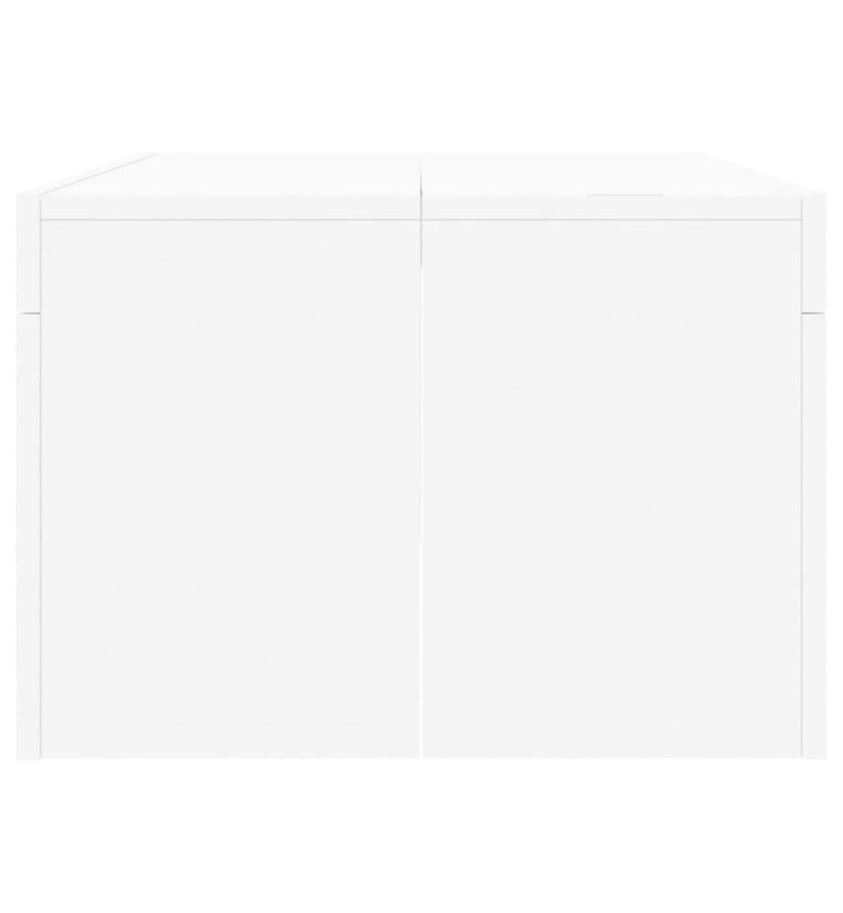 Couchtisch Weiss 102x50x36 cm Holzwerkstoff