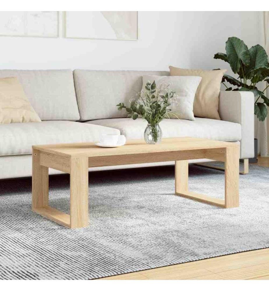 Couchtisch Sonoma-Eiche 102x50x35 cm Holzwerkstoff