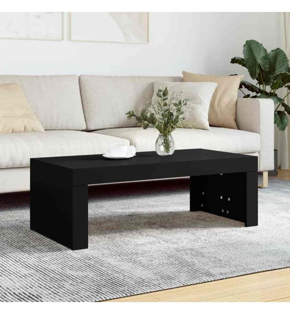 Couchtisch Schwarz 102x50x36 cm Holzwerkstoff