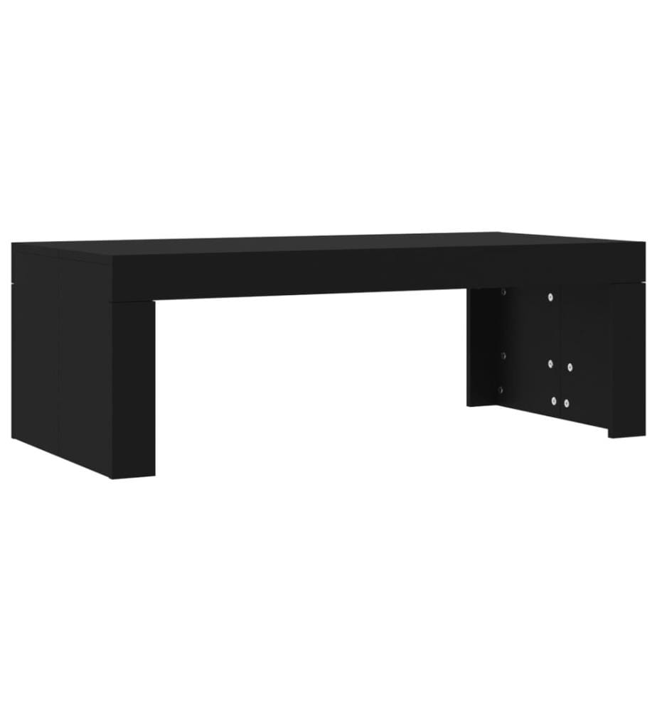 Couchtisch Schwarz 102x50x36 cm Holzwerkstoff