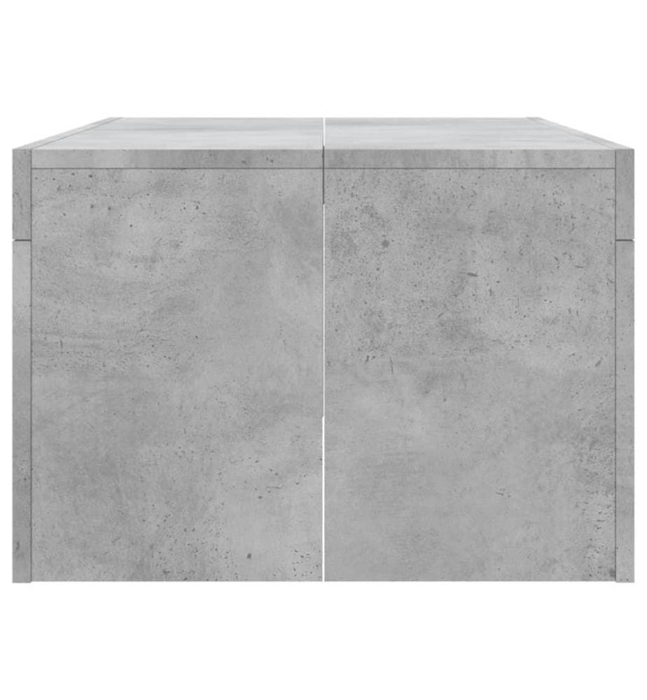 Couchtisch Betongrau 102x50x36 cm Holzwerkstoff