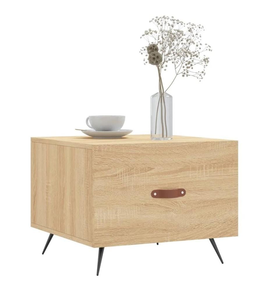 Couchtische 2 Stk. Sonoma-Eiche 50x50x40 cm Holzwerkstoff