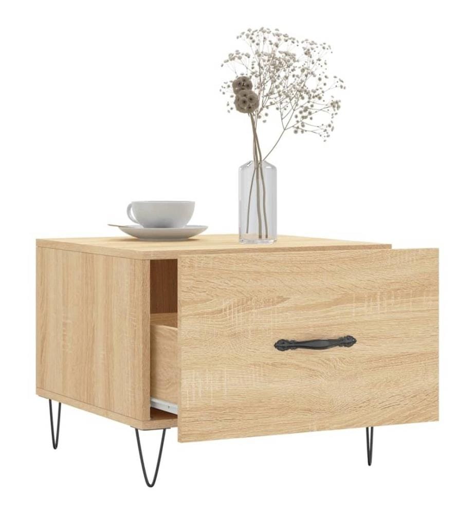 Couchtische 2 Stk. Sonoma-Eiche 50x50x40 cm Holzwerkstoff
