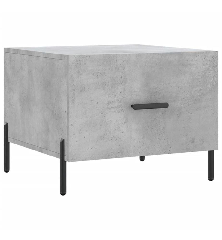 Couchtische 2 Stk. Betongrau 50x50x40 cm Holzwerkstoff
