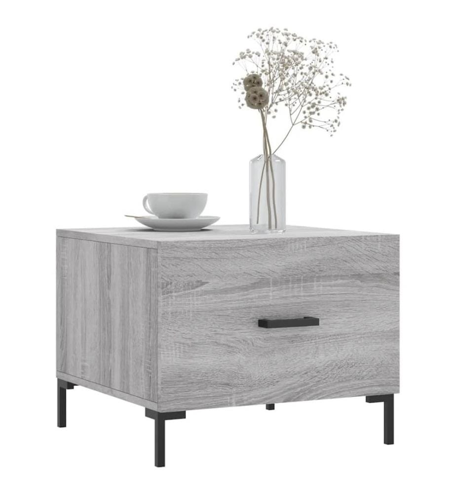 Couchtische 2 Stk. Grau Sonoma 50x50x40 cm Holzwerkstoff
