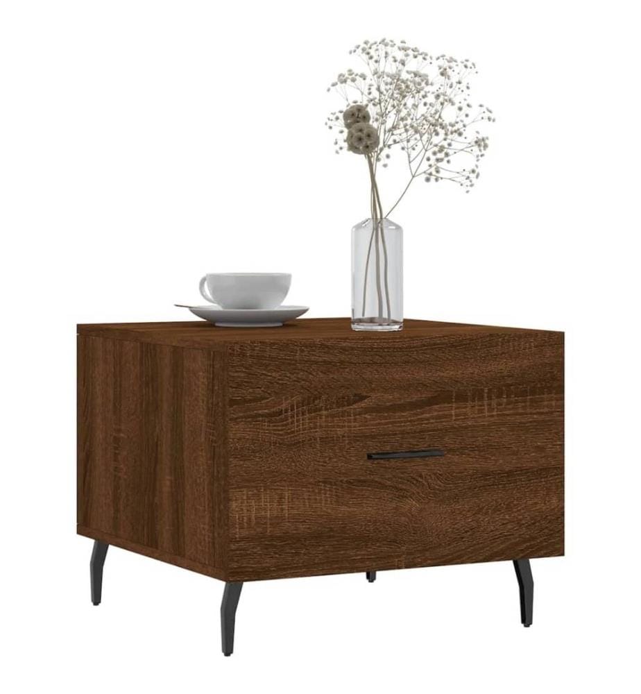 Couchtische 2 Stk. Braun Eichen-Optik 50x50x40 cm Holzwerkstoff