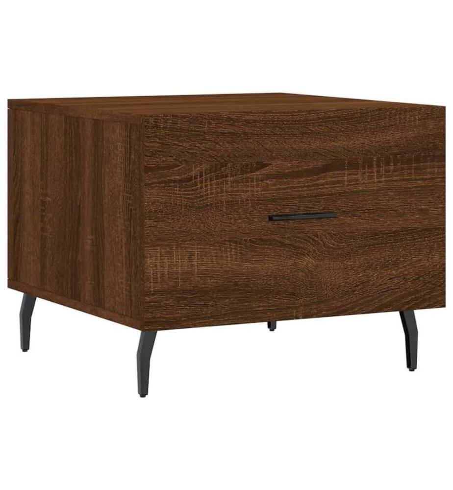 Couchtische 2 Stk. Braun Eichen-Optik 50x50x40 cm Holzwerkstoff