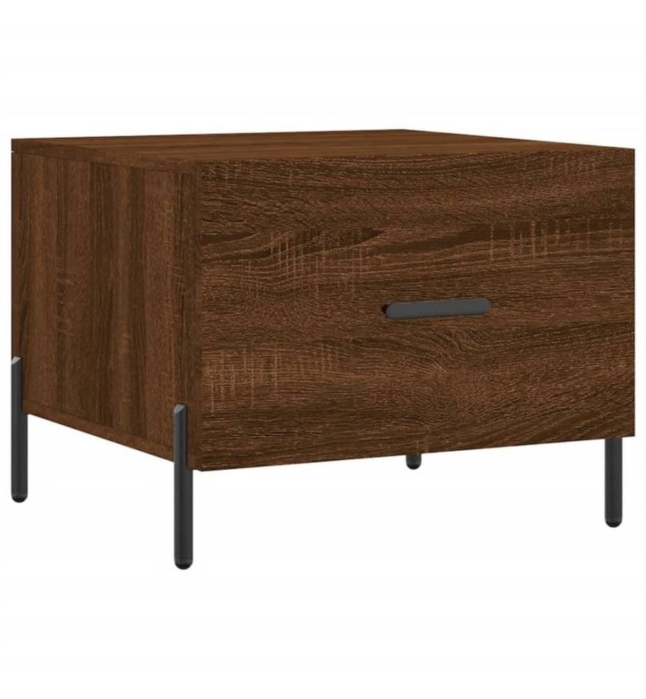 Couchtische 2 Stk. Braun Eichen-Optik 50x50x40 cm Holzwerkstoff