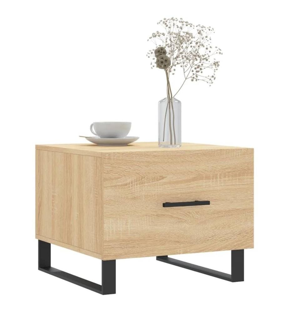 Couchtische 2 Stk. Sonoma-Eiche 50x50x40 cm Holzwerkstoff