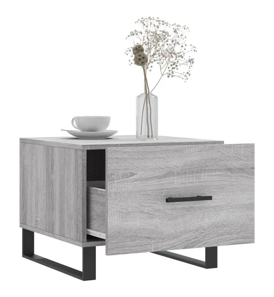 Couchtische 2 Stk. Grau Sonoma 50x50x40 cm Holzwerkstoff
