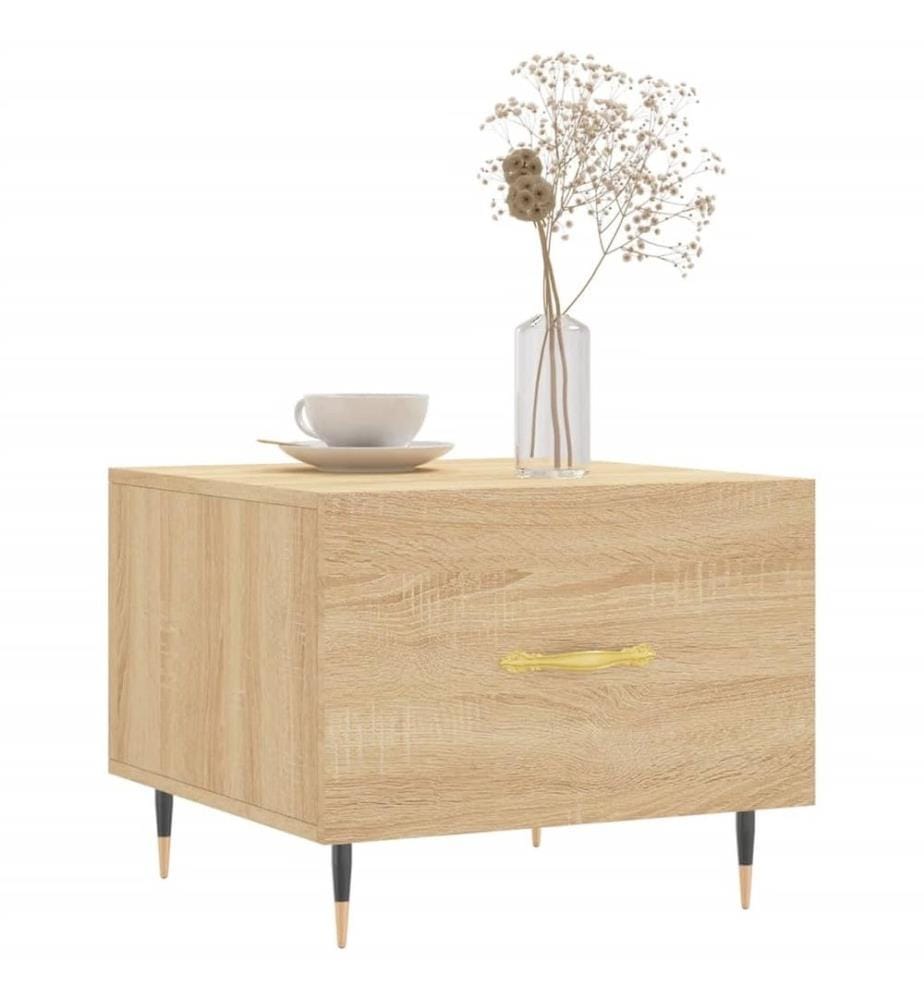Couchtische 2 Stk. Sonoma-Eiche 50x50x40 cm Holzwerkstoff