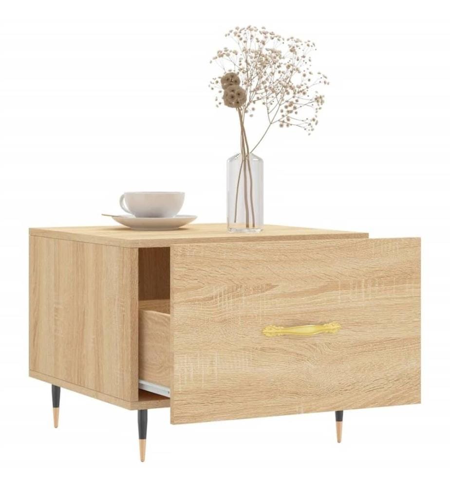 Couchtische 2 Stk. Sonoma-Eiche 50x50x40 cm Holzwerkstoff