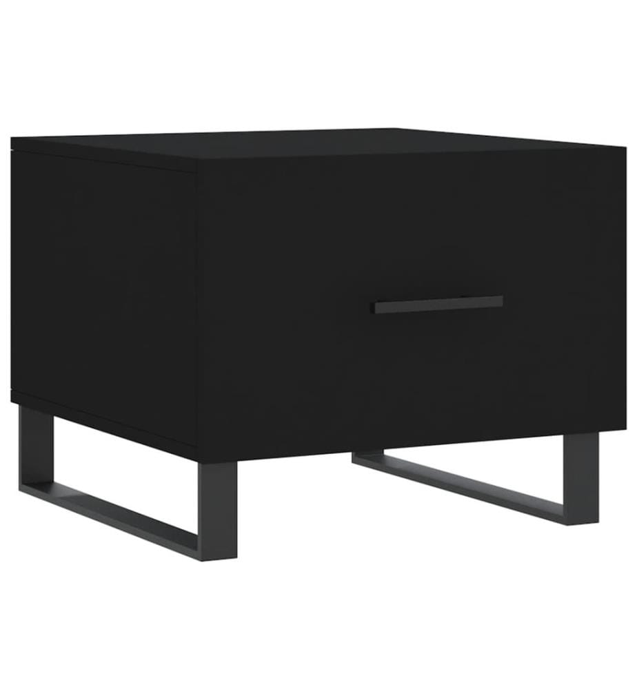Couchtische 2 Stk. Schwarz 50x50x40 cm Holzwerkstoff