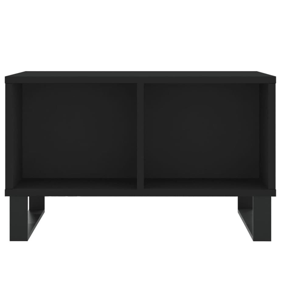 Couchtisch Schwarz 60x50x36,5 cm Holzwerkstoff