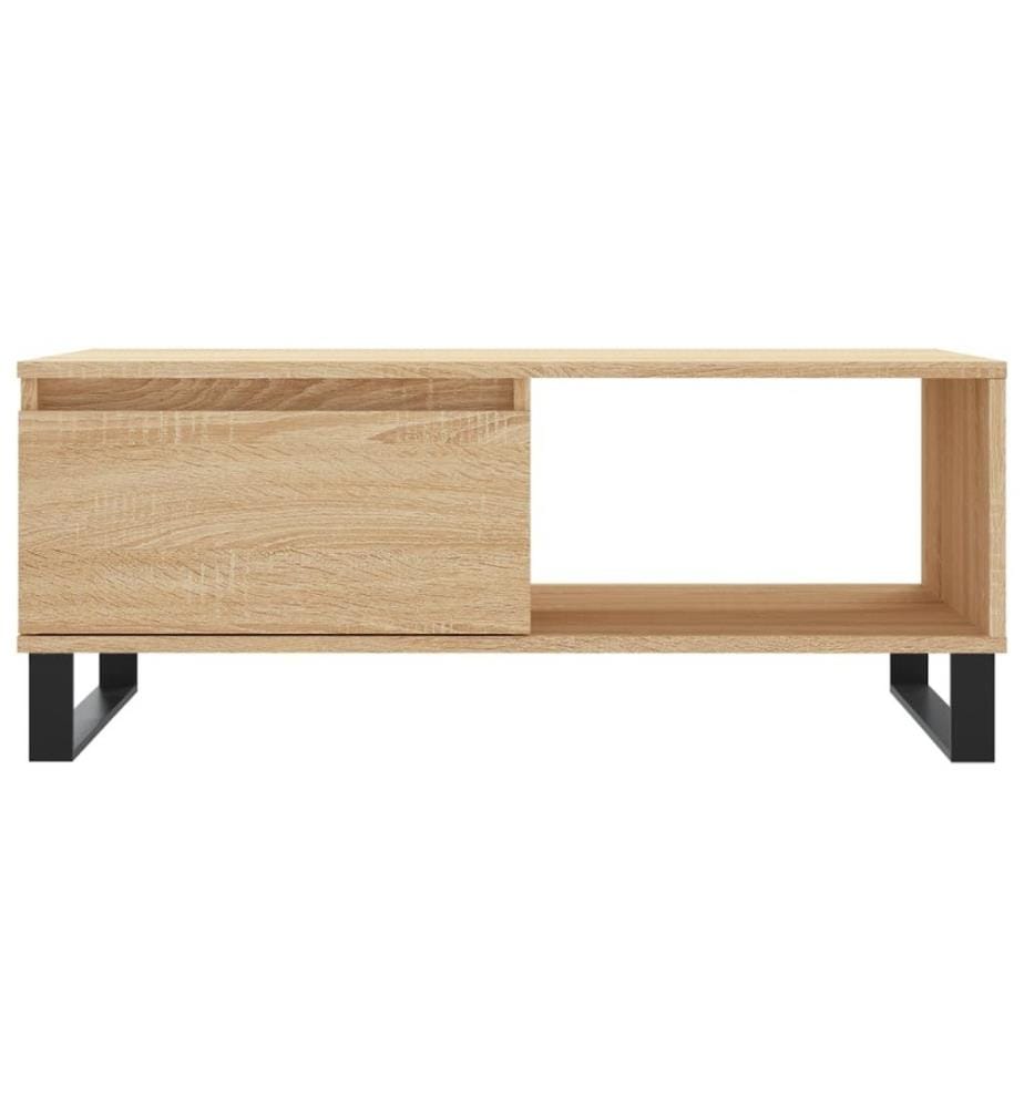 Table basse Chêne sonoma 90x50x36,5 cm Bois d'ingénierie