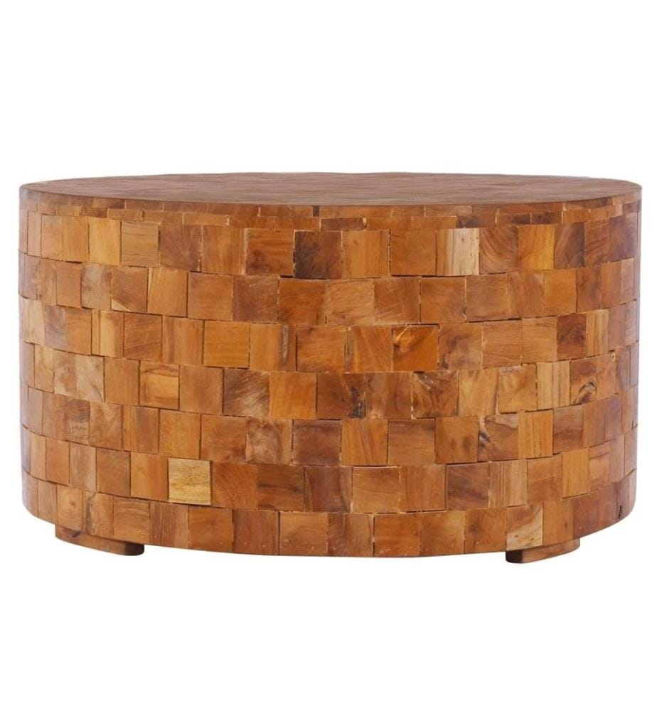 Table basse 60x60x35 cm Bois de teck massif