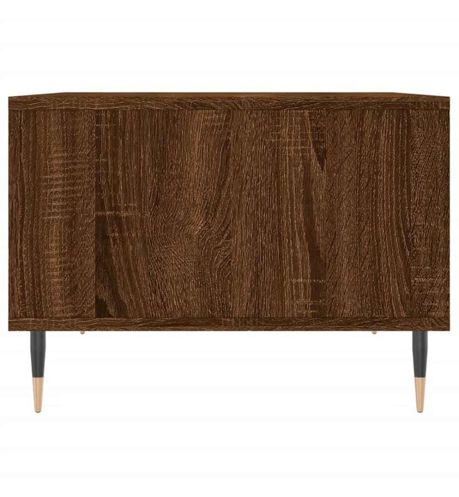 Couchtisch Braun Eichen-Optik 60x50x36,5 cm Holzwerkstoff
