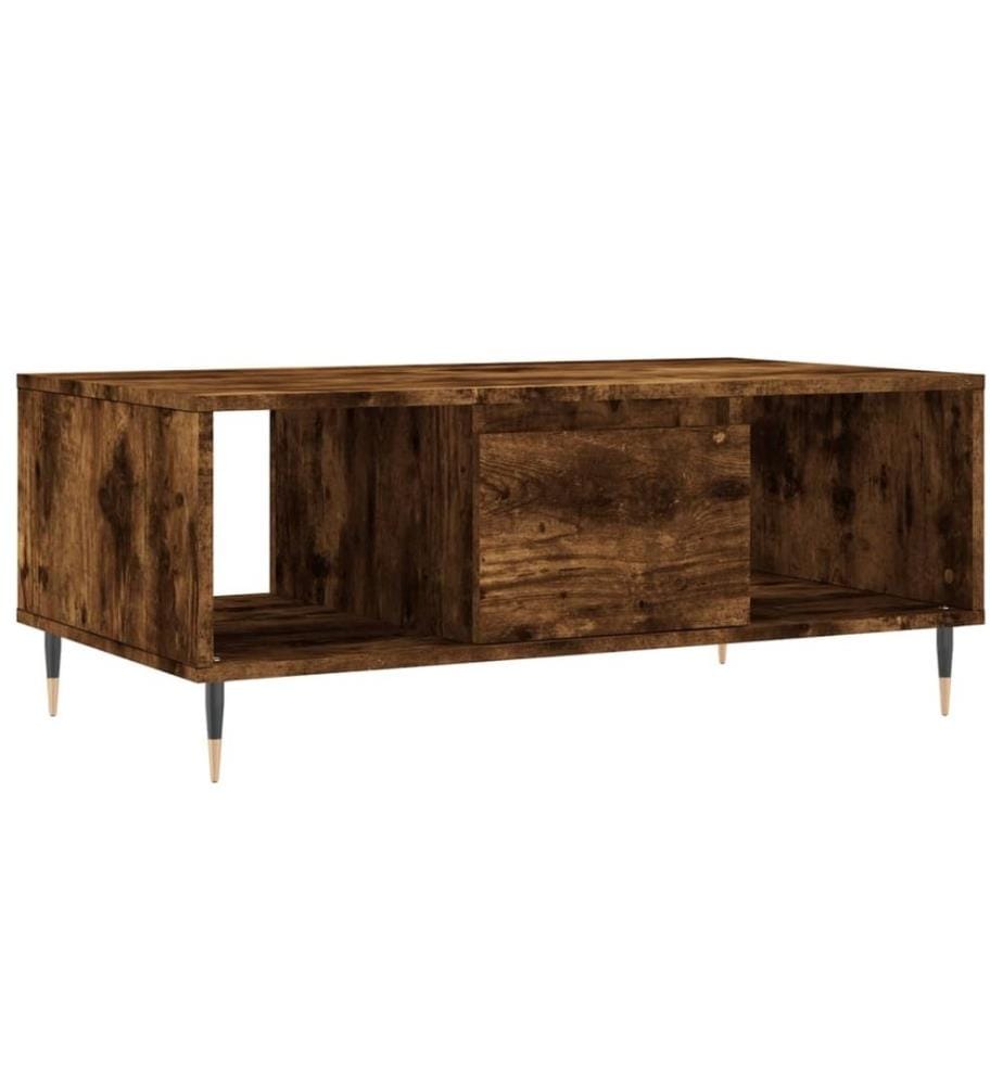 Couchtisch Räuchereiche 90x50x36,5 cm Holzwerkstoff