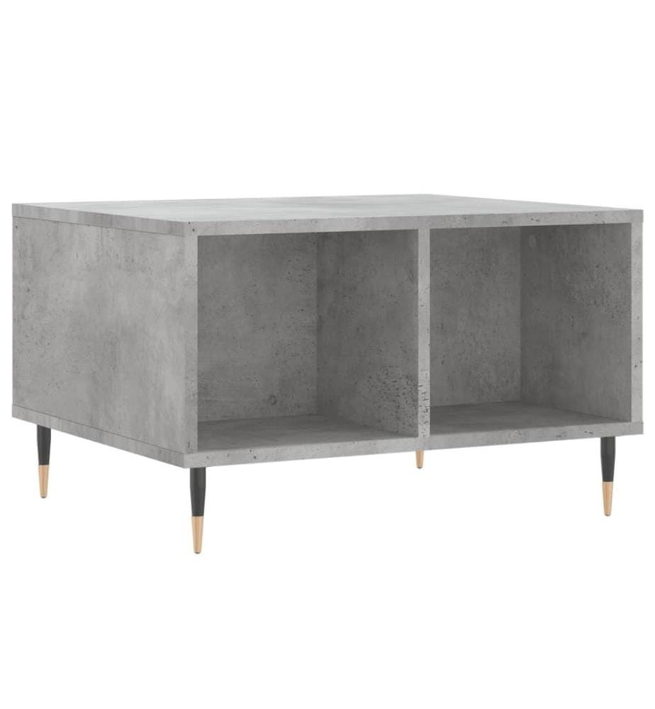 Couchtisch Betongrau 60x50x36,5 cm Holzwerkstoff