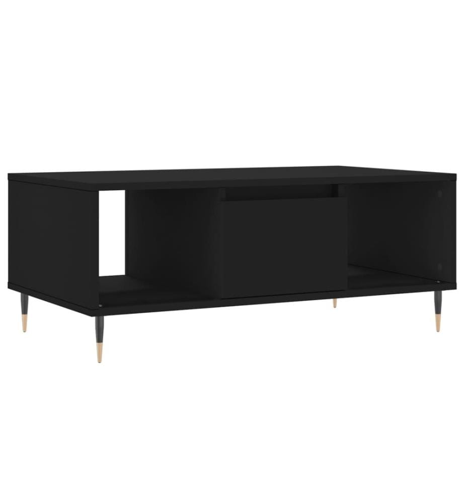 Couchtisch Schwarz 90x50x36,5 cm Holzwerkstoff