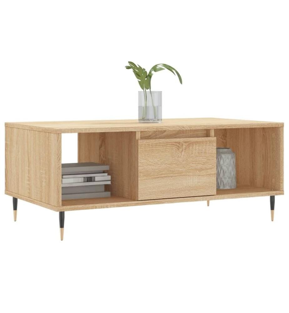 Couchtisch Sonoma-Eiche 90x50x36,5 cm Holzwerkstoff