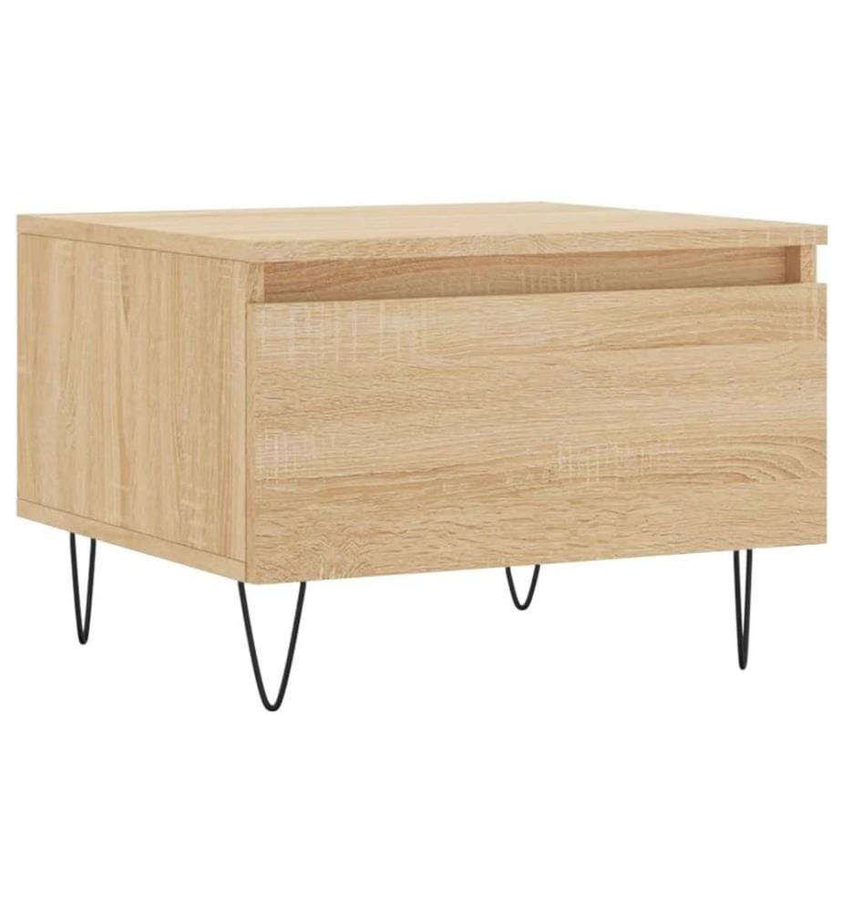 Couchtische 2 Stk. Sonoma-Eiche 50x46x35 cm Holzwerkstoff