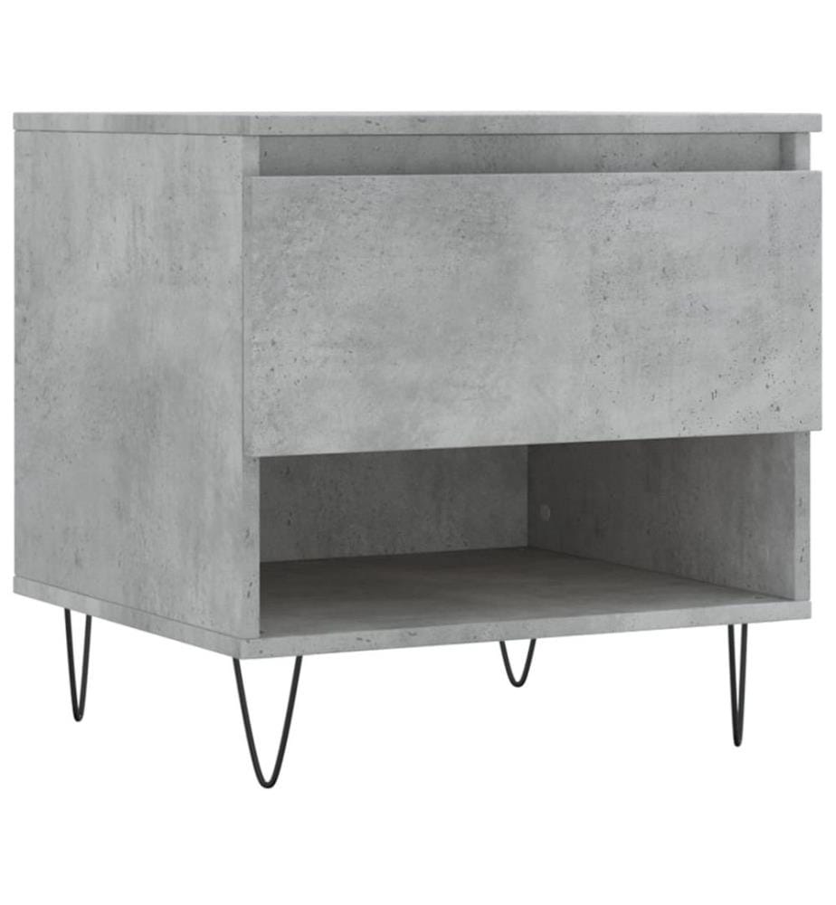 Couchtische 2 Stk. Betongrau 50x46x50 cm Holzwerkstoff