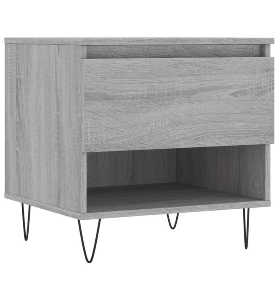 Couchtisch Grau Sonoma 50x46x50 cm Holzwerkstoff