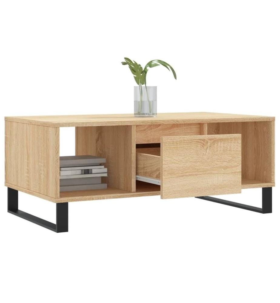 Couchtisch Sonoma-Eiche 90x50x36,5 cm Holzwerkstoff