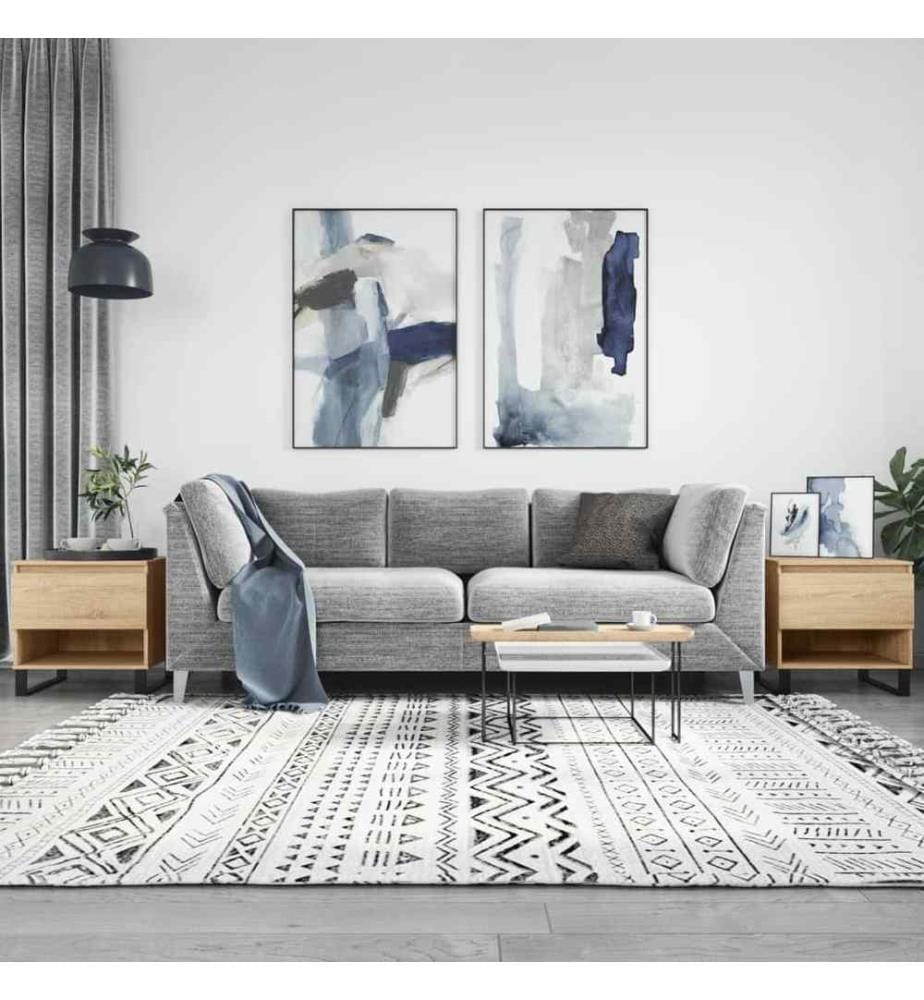 Couchtische 2 Stk. Sonoma-Eiche 50x46x50 cm Holzwerkstoff