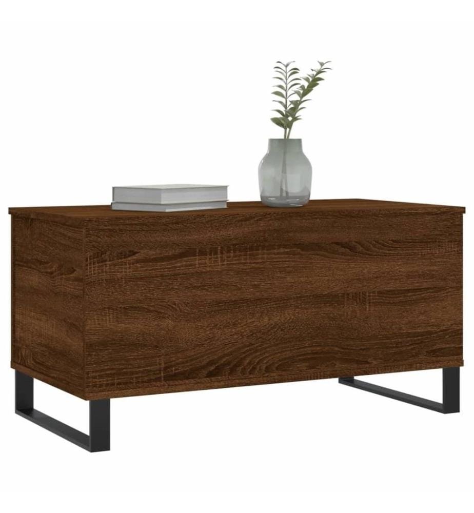 Couchtisch Braun Eichen-Optik 90x44,5x45 cm Holzwerkstoff
