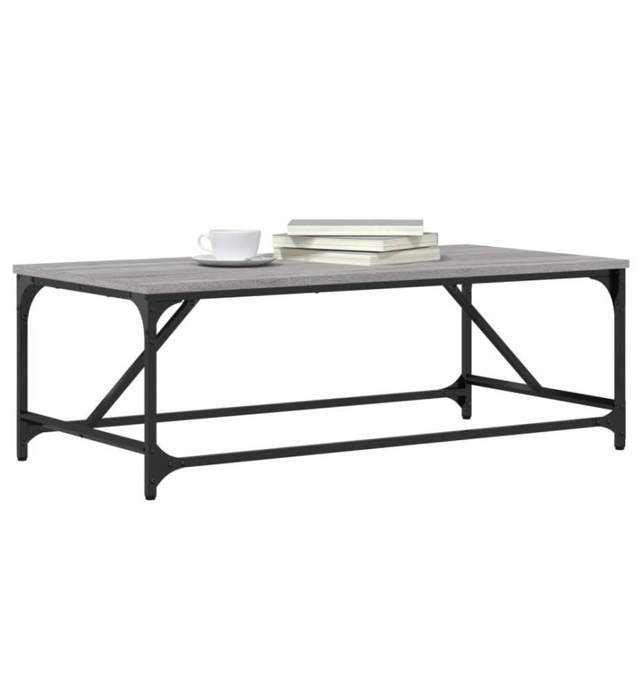 Couchtisch Grau Sonoma 100x50x35 cm Holzwerkstoff